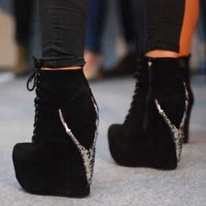 Jeffrey Campbell 99 Tie Claw Booties